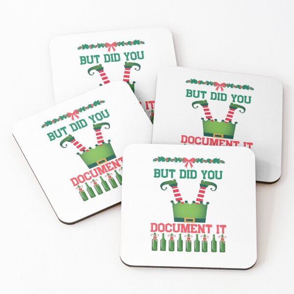 Item preview, Funny Christmas Elf Audit Joke  “But Did You Document It?” Holiday Design designed and sold by FeriVibe.