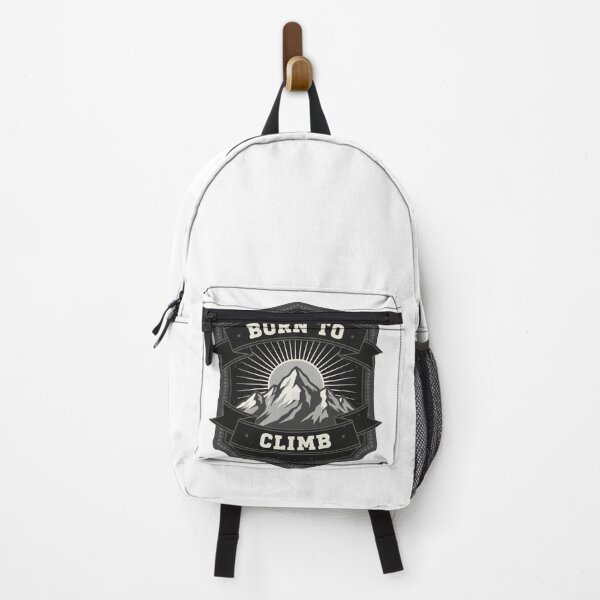 Item preview, Born to Climb Mountain Climber Vintage Adventure Badge EST 2025 designed and sold by Adventuremoreco2025.