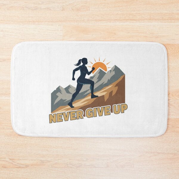Item preview, Never Give Up Mountain Runner designed and sold by lorand-designs.