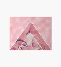 Glam Pink Orchids Art Board