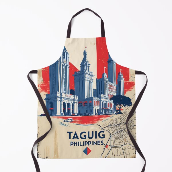 Item preview, Taguig Philippines 1950s Retro Poster Tourism designed and sold by TravelersGems.