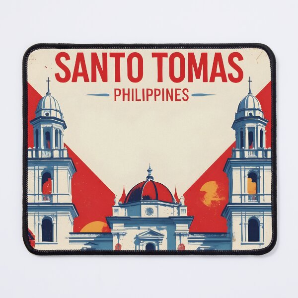 Item preview, Santo Tomas Philippines 1950s Retro Poster Tourism designed and sold by TravelersGems.