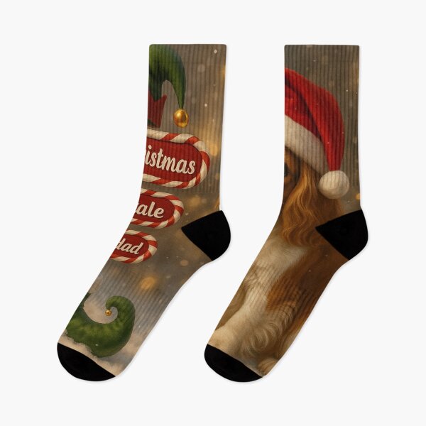 Item preview, Christmas Cavalier King Charles Spaniel  Candy Cane Sign designed and sold by GivingJoy.