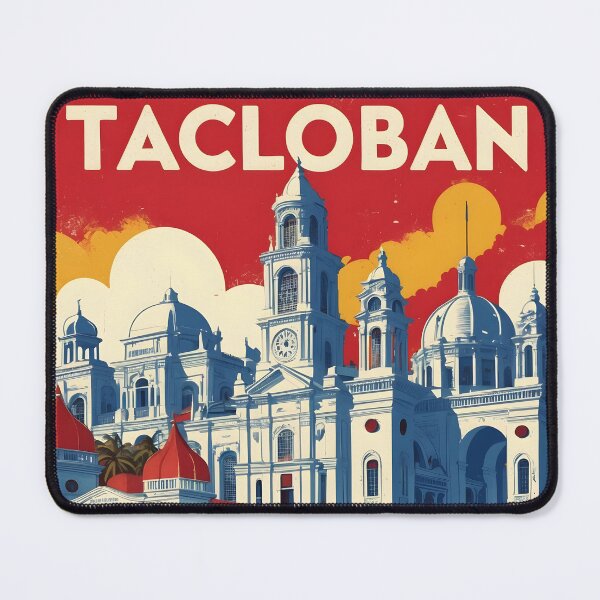 Item preview, Tacloban Philippines 1950s Retro Poster Tourism designed and sold by TravelersGems.