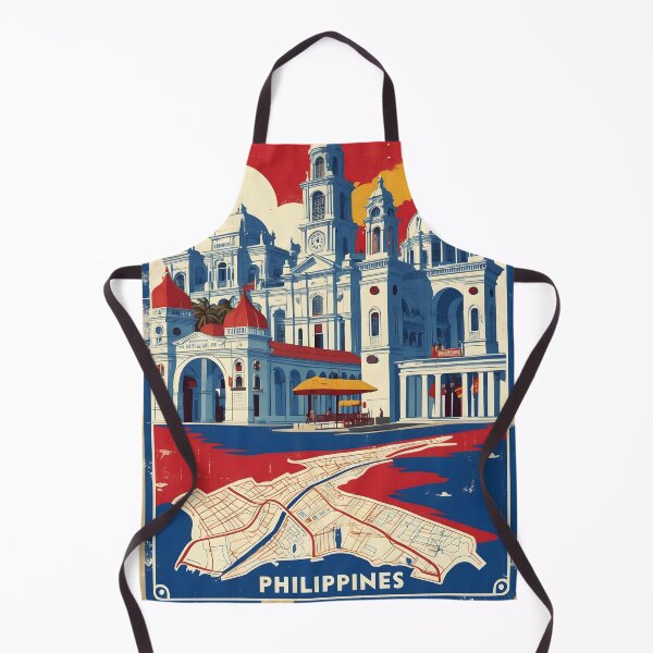 Item preview, Tacloban Philippines 1950s Retro Poster Tourism designed and sold by TravelersGems.
