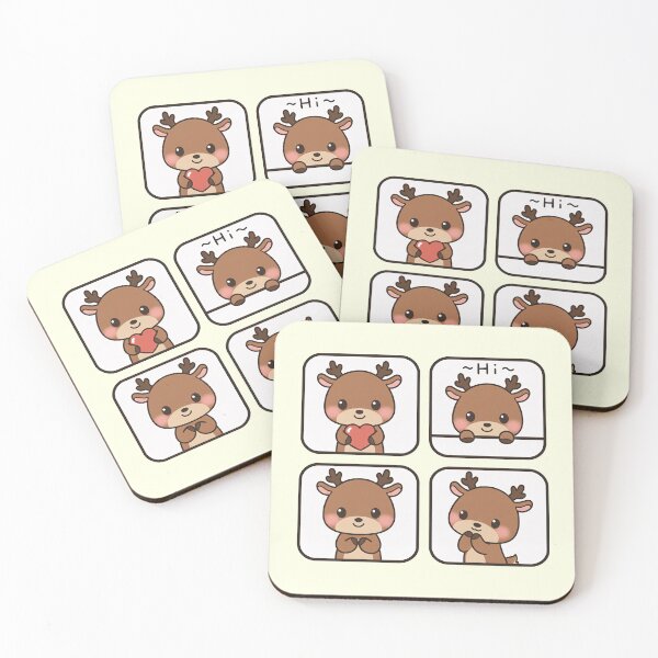 Item preview, Funny Reindeer Cute Kawaii Animal Lover Zoo Boys Girls Kids designed and sold by FurryHavenPH.