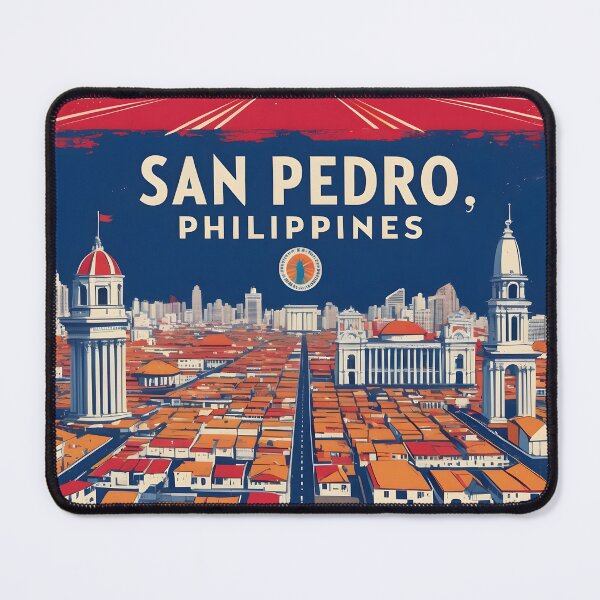 Item preview, San Pedro Philippines 1950s Retro Poster Tourism designed and sold by TravelersGems.