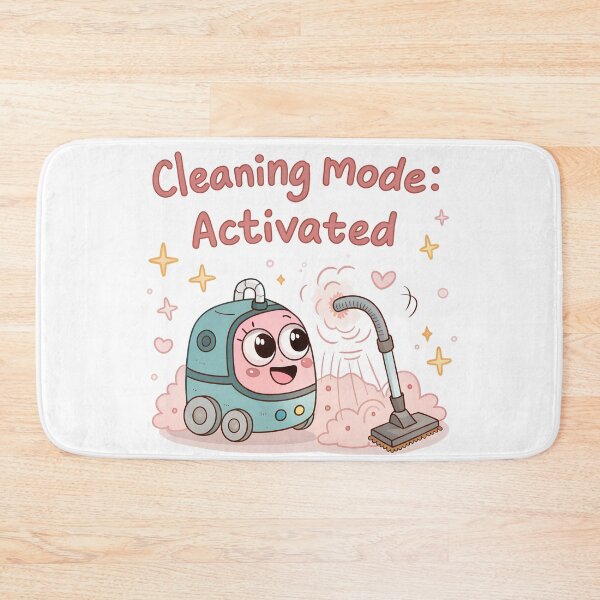 Item preview, Cute Kawaii Vacuum Cleaner – Chibi Cleaning Mode Cartoon | Funny Cleaning  designed and sold by VividOrganica.