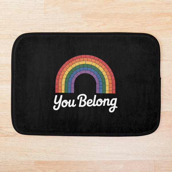 Item preview, Rainbow You Belong Gay Pride Lgbt Support Men Women Kids designed and sold by InspiredFoul.