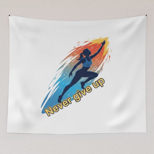 Item preview, Never Give Up Runner designed and sold by lorand-designs.