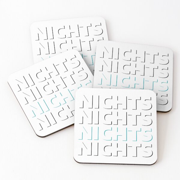 Artikelvorschau, NICHTS - German Minimalist Typography Design (Black & Blue) entworfen und verkauft von ChilliStylish.