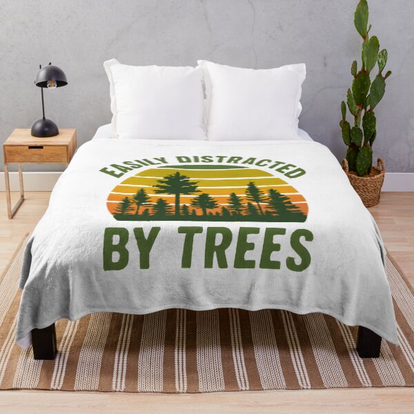 Item preview, Easily Distracted By Trees, Tree Lovers Gift, Gift For Tree Surgeon, Arborist, Funny Tree, Tree, Tree Forest Gifts designed and sold by DesignDenDo ⭐⭐⭐⭐⭐.