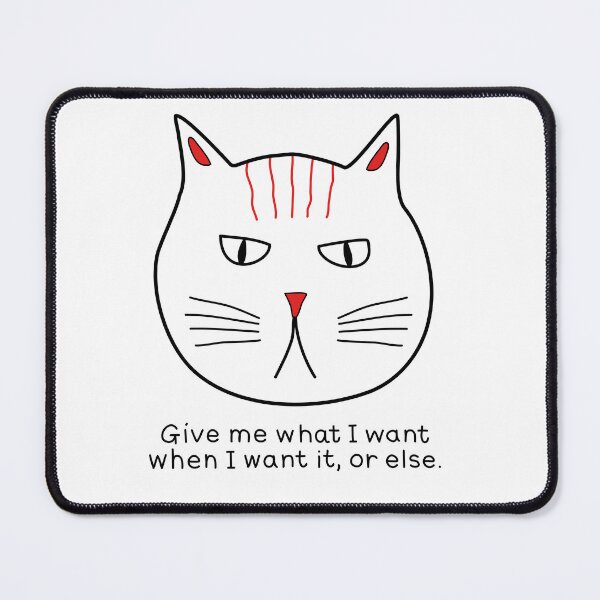 Item preview, Obey the Cat / Cat Boss /Funny Cat Lover Design designed and sold by Stick People Designs.