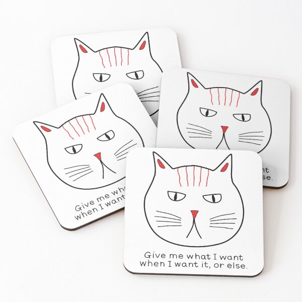 Item preview, Obey the Cat / Cat Boss /Funny Cat Lover Design designed and sold by Stick People Designs.