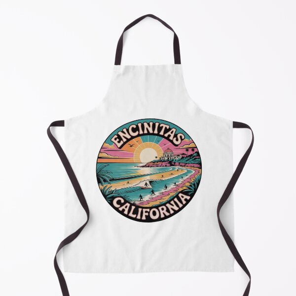 Item preview, Encinitas California Vibrant Coastal Surf Circle Art designed and sold by CircinusStore.