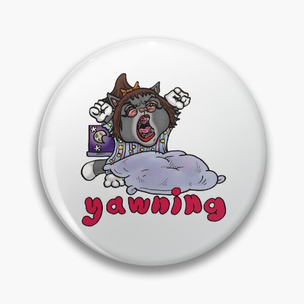Item preview, Cute Cat Couple – Yawning Female Cat designed and sold by onurunderartworks.
