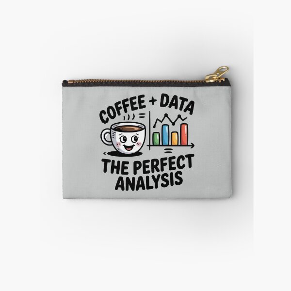 Item preview, Funny Doodle Cartoon Design for Analysts - Coffee + Data = The Perfect Analysis  designed and sold by WikaKowalczyk.