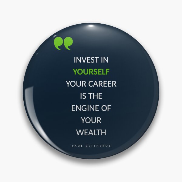 Item preview, Invest in Yourself Quote designed and sold by hawk-eyed.
