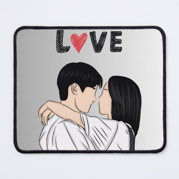Item preview, Love Embrace — Minimal Faceless Couple Illustration | Romantic Aesthetic Art designed and sold by AYPrints-Store.