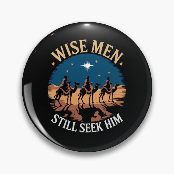Item preview, Wise Men Still Seek Him Christmas Nativity Art designed and sold by Maniutek.