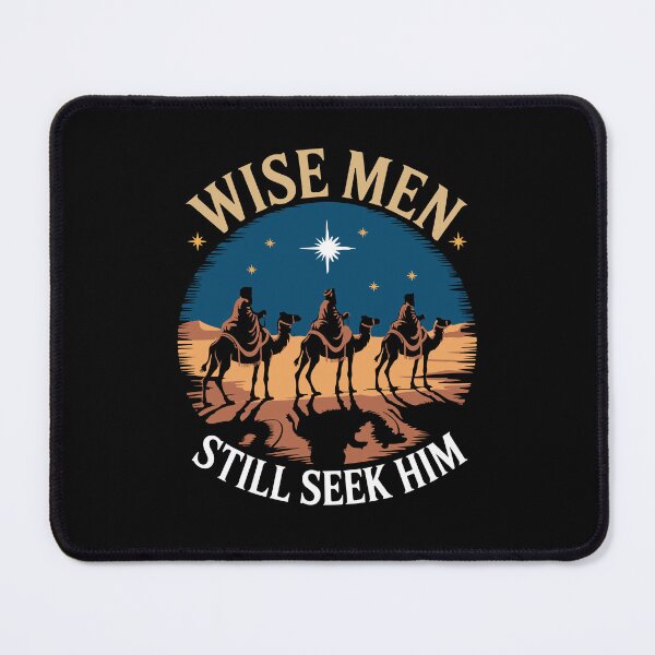 Item preview, Wise Men Still Seek Him Christmas Nativity Art designed and sold by Maniutek.