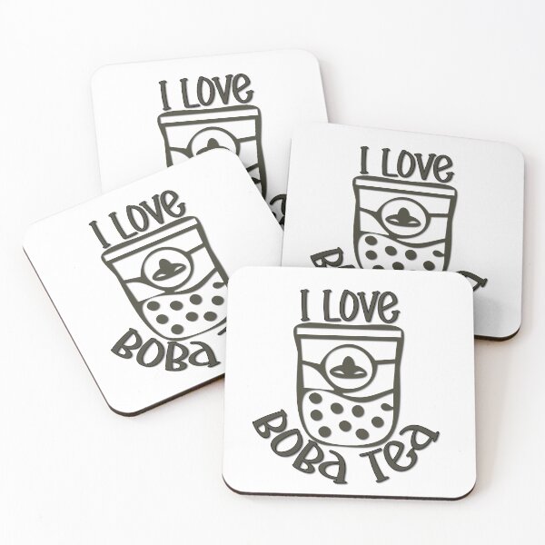 Item preview, I Love Boba Tea – Bubble Tea Lover Design – Fun Drink & Sweet Treat Gift designed and sold by sednalafandy79.