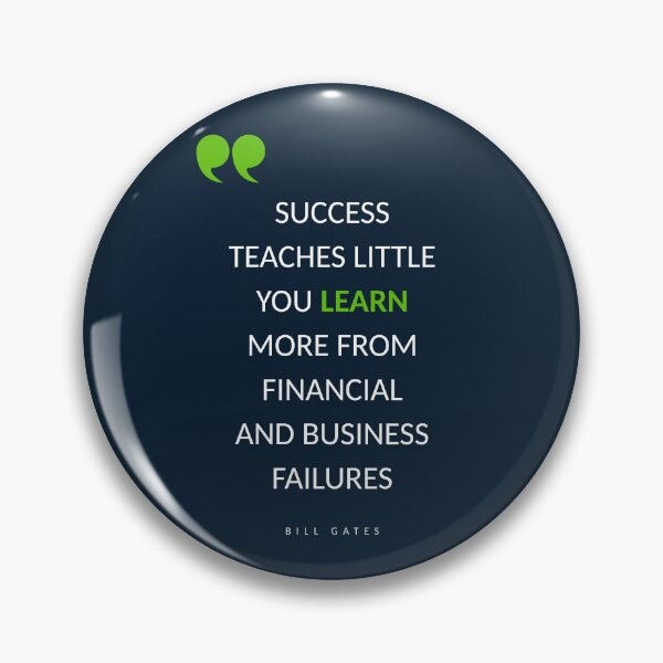 Item preview, Learn From Failure Bill Gates Quote designed and sold by hawk-eyed.
