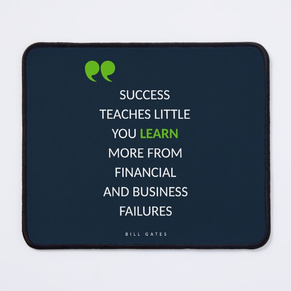 Item preview, Learn From Failure Bill Gates Quote designed and sold by hawk-eyed.