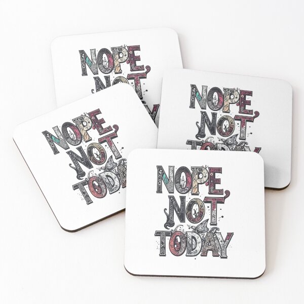 Item preview, Nope Not Today T-Shirt | Funny Anti-Motivation Introvert Quote Gift designed and sold by SylwiaPrint.