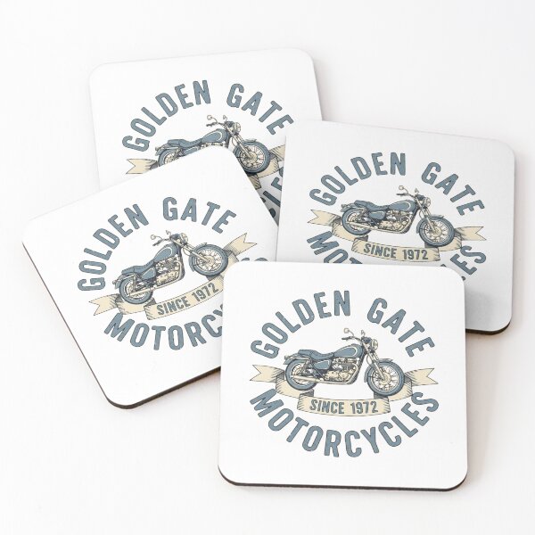 Item preview, Vintage Golden Gate Motorcycle Emblem designed and sold by DreamBuySell.