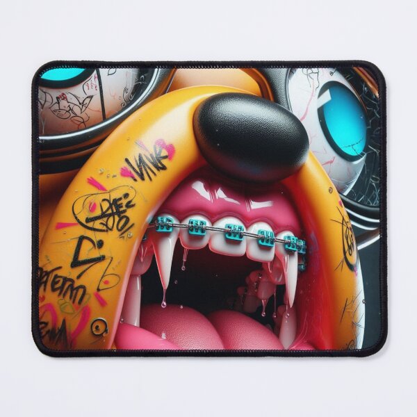 Item preview, Snack Attack at the Psychedeli Deli: Braces, Bass Drops & Barkcore Bling designed and sold by Print Fiction.