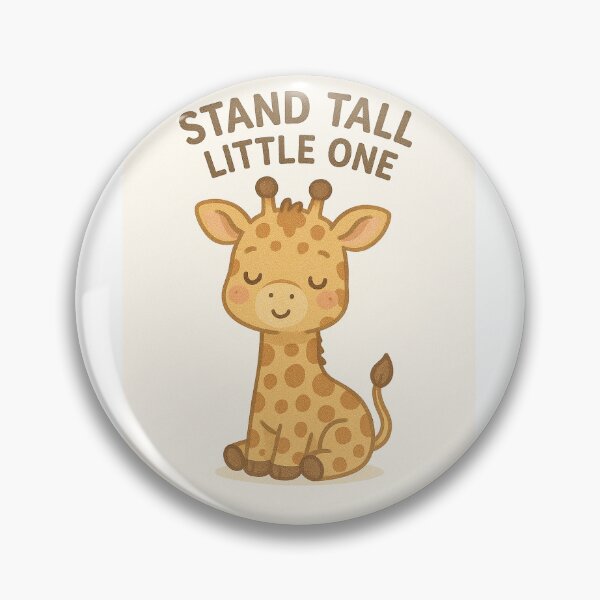 Item preview, Stand Tall Little One – Cute Baby Giraffe Kawaii Art designed and sold by Eugeniia25.