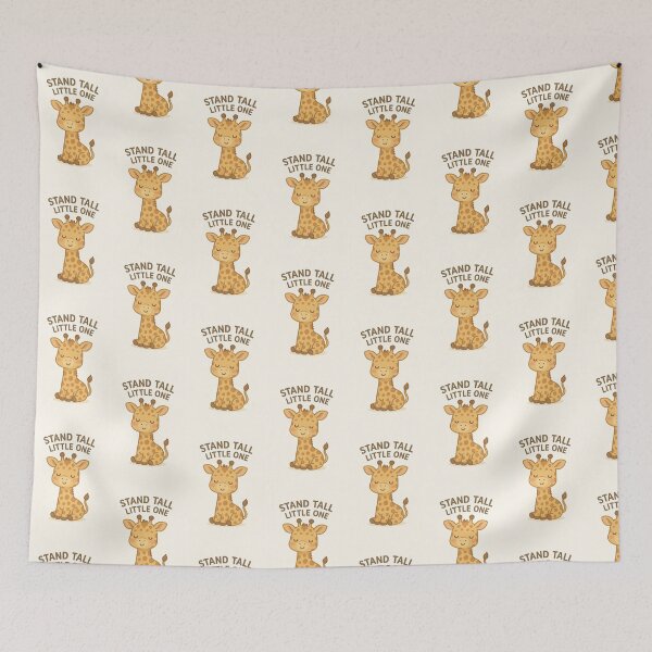 Item preview, Stand Tall Little One – Cute Baby Giraffe Kawaii Art designed and sold by Eugeniia25.