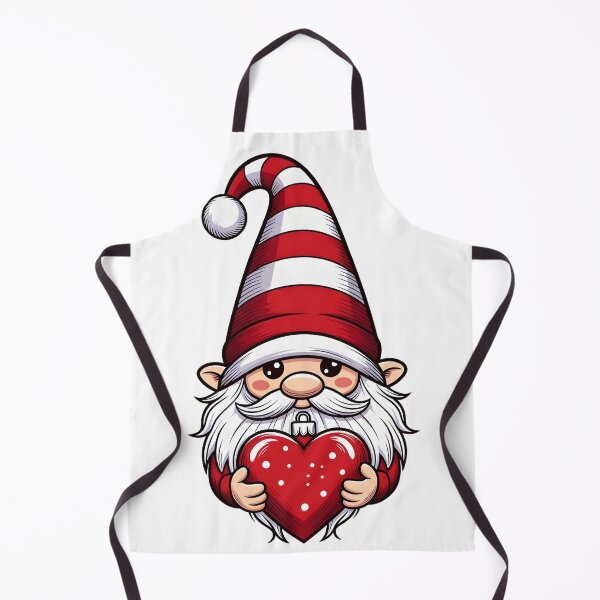 Item preview, Cute Christmas Gnome with Heart designed and sold by SunDrift.