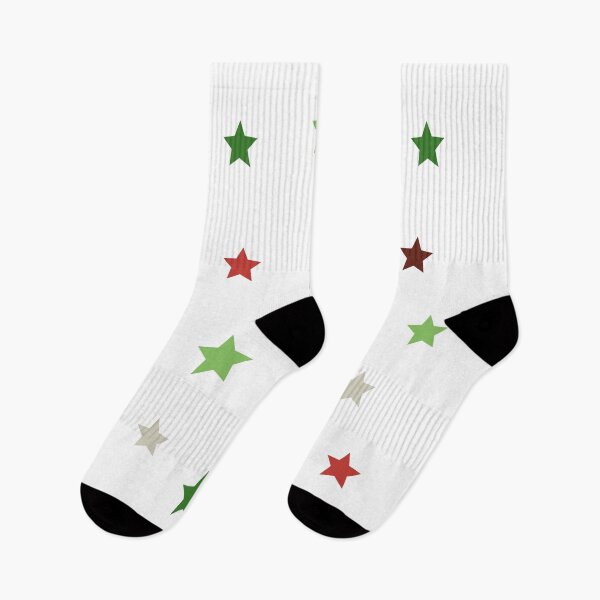Item preview, Festive Red Green Beige Holiday Palette Classic Christmas Star Pack designed and sold by Aesthetic Crew.