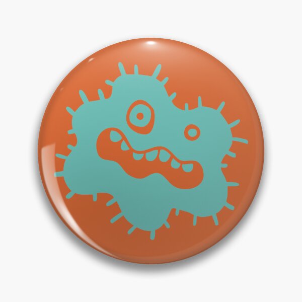 Item preview, Turquoise Bacillus Bacteria Cute Illustration designed and sold by monikko.