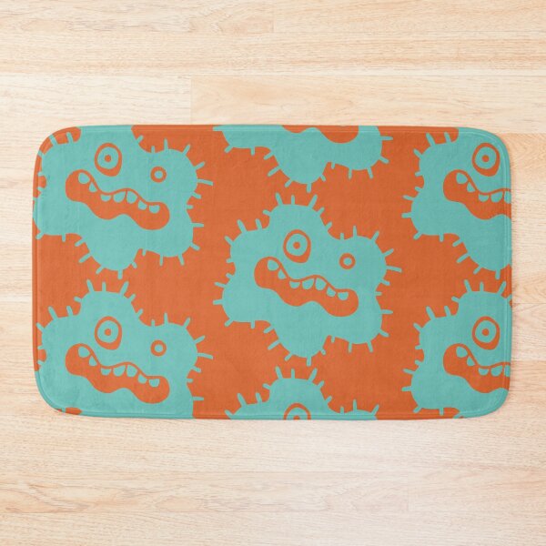 Item preview, Turquoise Bacillus Bacteria Cute Illustration designed and sold by monikko.