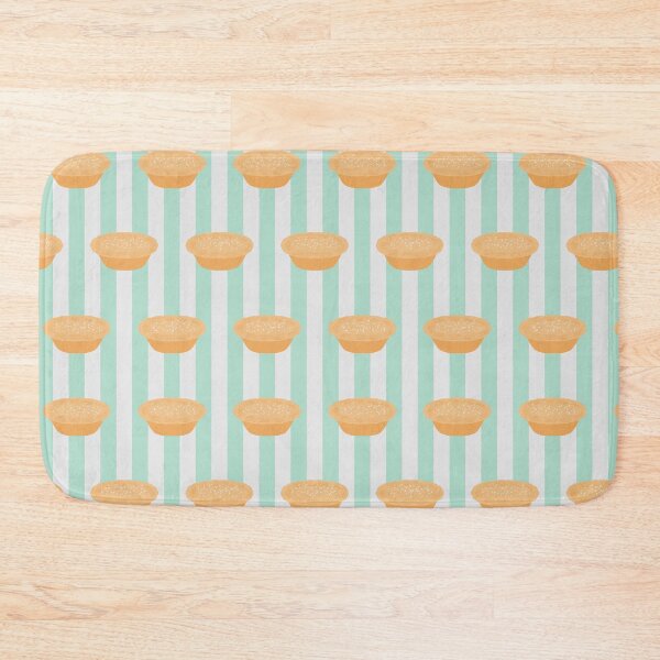 Item preview, Mince Pies and Stripes Pattern - Peppermint Green designed and sold by Daniel Bevis Design.