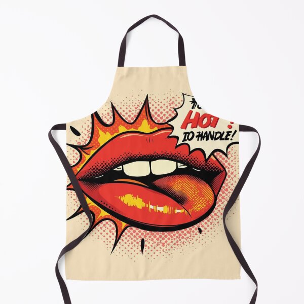 Item preview, Too Hot to Handle Retro Pop Art Lips Design designed and sold by Trueways.