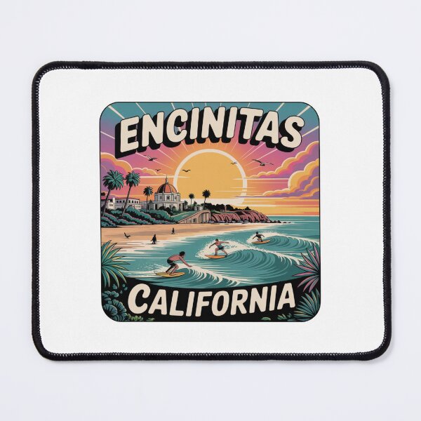Item preview, Encinitas California Wide Beach Sunset Surf Art designed and sold by CircinusStore.