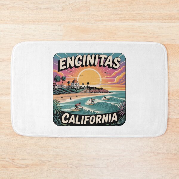 Item preview, Encinitas California Wide Beach Sunset Surf Art designed and sold by CircinusStore.