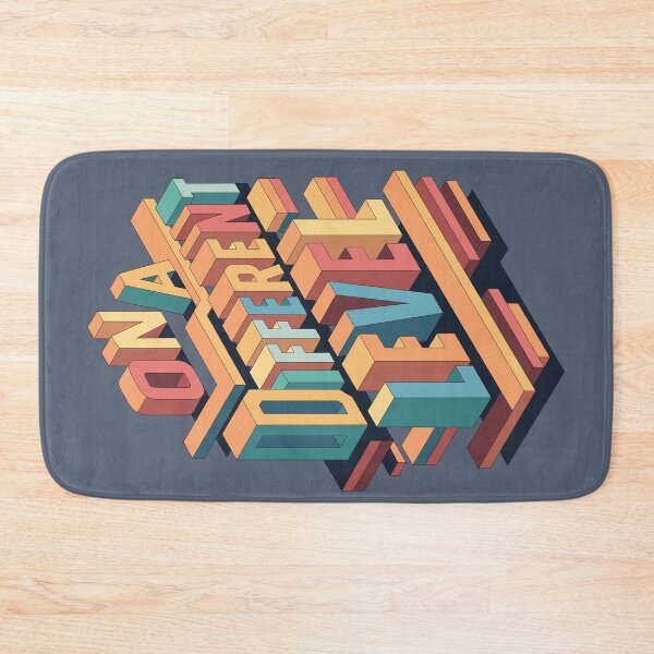 Item preview, On a Different Level – Retro Isometric Typography Graphic designed and sold by FinlayMcNevin.