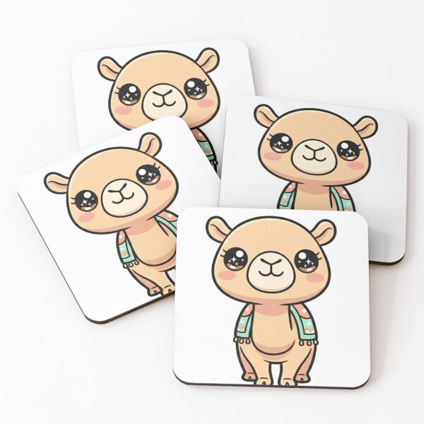 Item preview, Kawaii Chibi Camel – Cute Desert Animal Sticker designed and sold by Leader Designer.