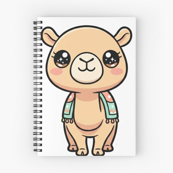 Artikelvorschau, Kawaii Chibi Kamel – Niedlicher Wüstentier-Aufkleber entworfen und verkauft von Leader Designer.