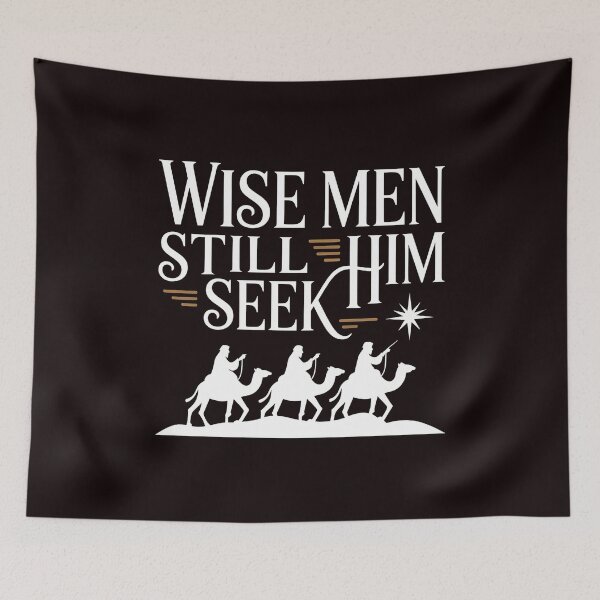 Item preview, Wise Men Still Seek Him Christmas - Three Kings Religious Design designed and sold by Redgiant87x.