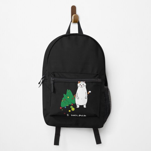 Item preview, I Helped Cat Christmas T-Shirt | Funny Cat With Knocked Over Tree designed and sold by SylwiaPrint.