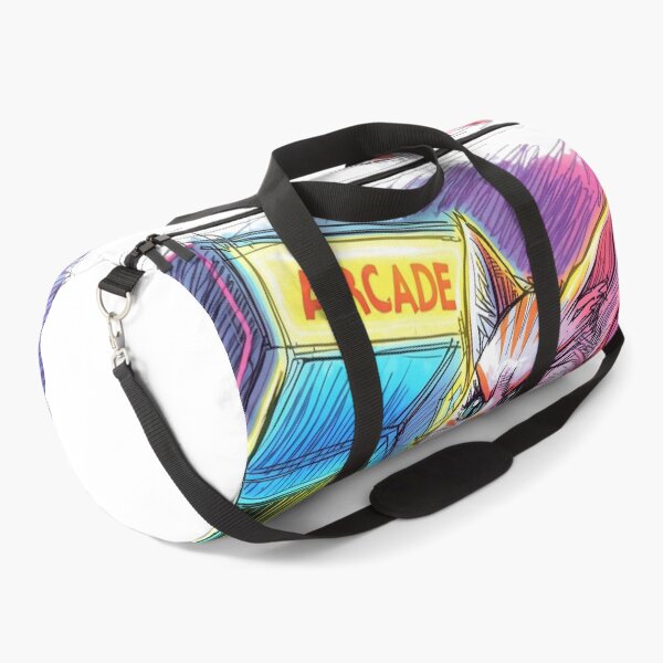 Item preview, Retro Arcade Gamer Cat | Neon Sketch Style Illustration designed and sold by SoulenCify.