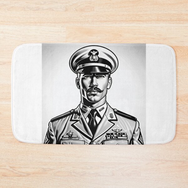 Item preview, Greyscale Gay Leather Military Pride Graphic Design designed and sold by ItsAKinkThing.