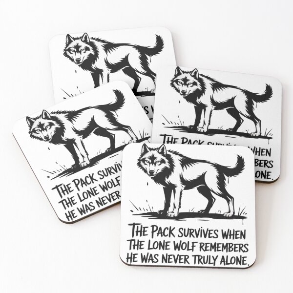 Item preview, The pack survives when the lone wolf remembers he was never truly alone designed and sold by 123ks.