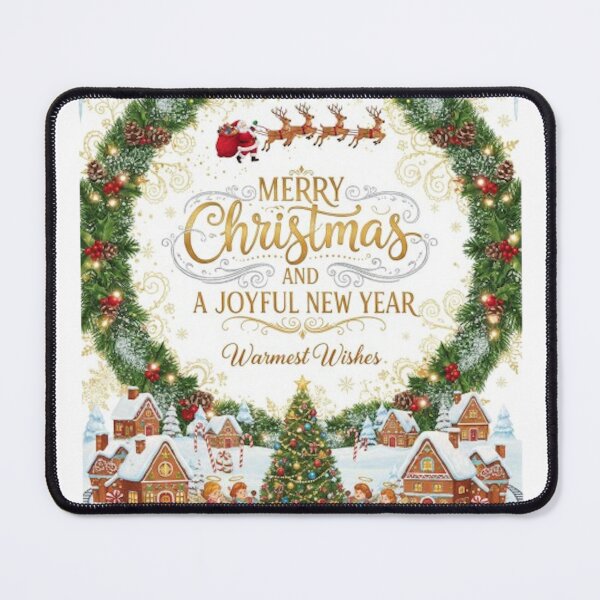 Item preview, MERRY CHRISTMAS AND A JOYFUL NEW YEAR designed and sold by likbatonboot.